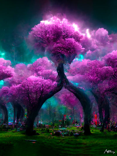 Purple Tree Forest 4 - First Edition Mind Chill NFT's (100 Available)